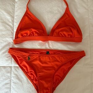 Polo by Ralph Lauren Orange Bikini